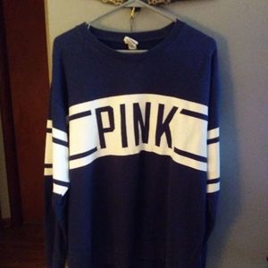Pink Victoria's secret sweatshirt